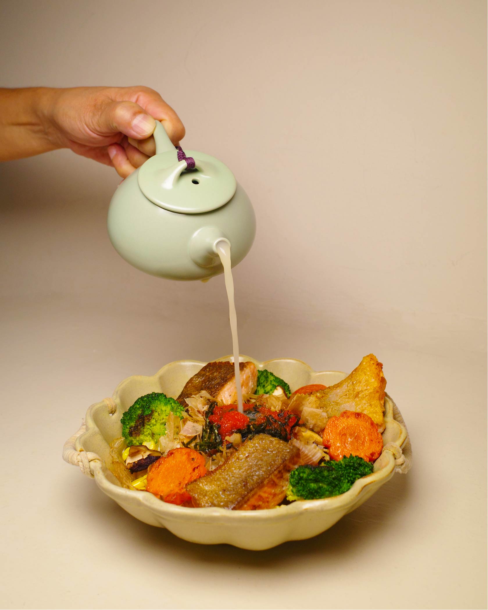 Salmon Dashi 三文鱼柴鱼汤饭